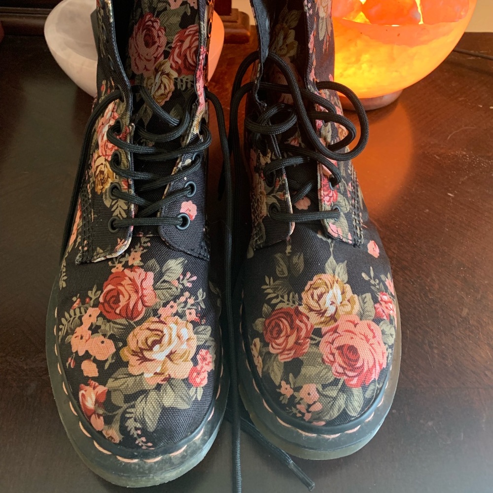Dr Martens Doc Martens Floral Boots #11821